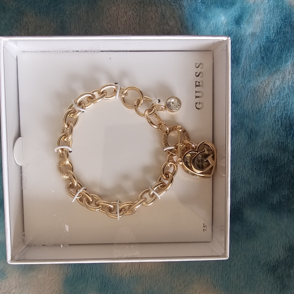 Guess Gold Charm Bracelet